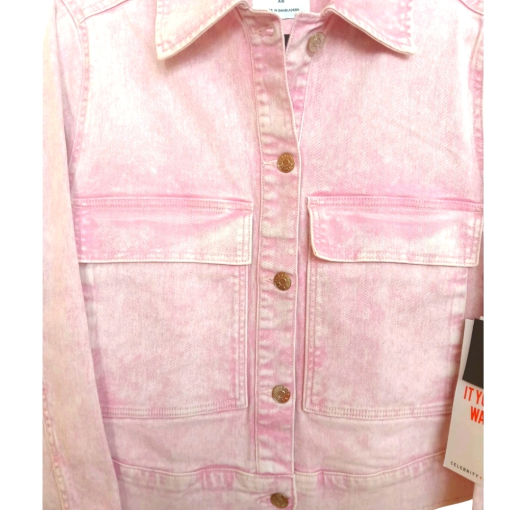Celebrity Pink Women's Denim Jacket- Size XS NWT - Picture 3 of 5